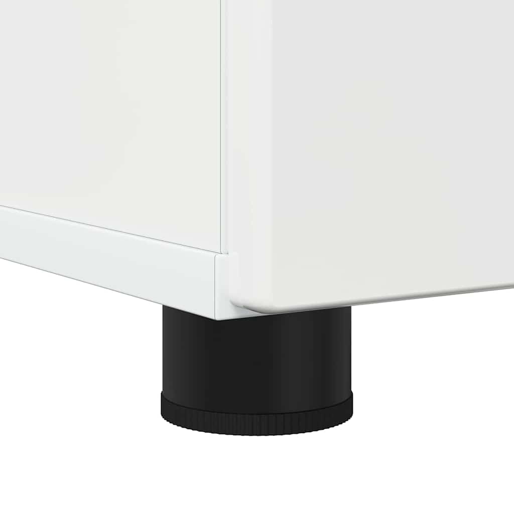 Bathroom Cabinet with Storage High Gloss White 30 x 35 x 95 cm