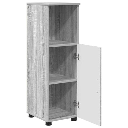 Bathroom Cabinet with Storage Grey Sonoma 30 x 35 x 95 cm