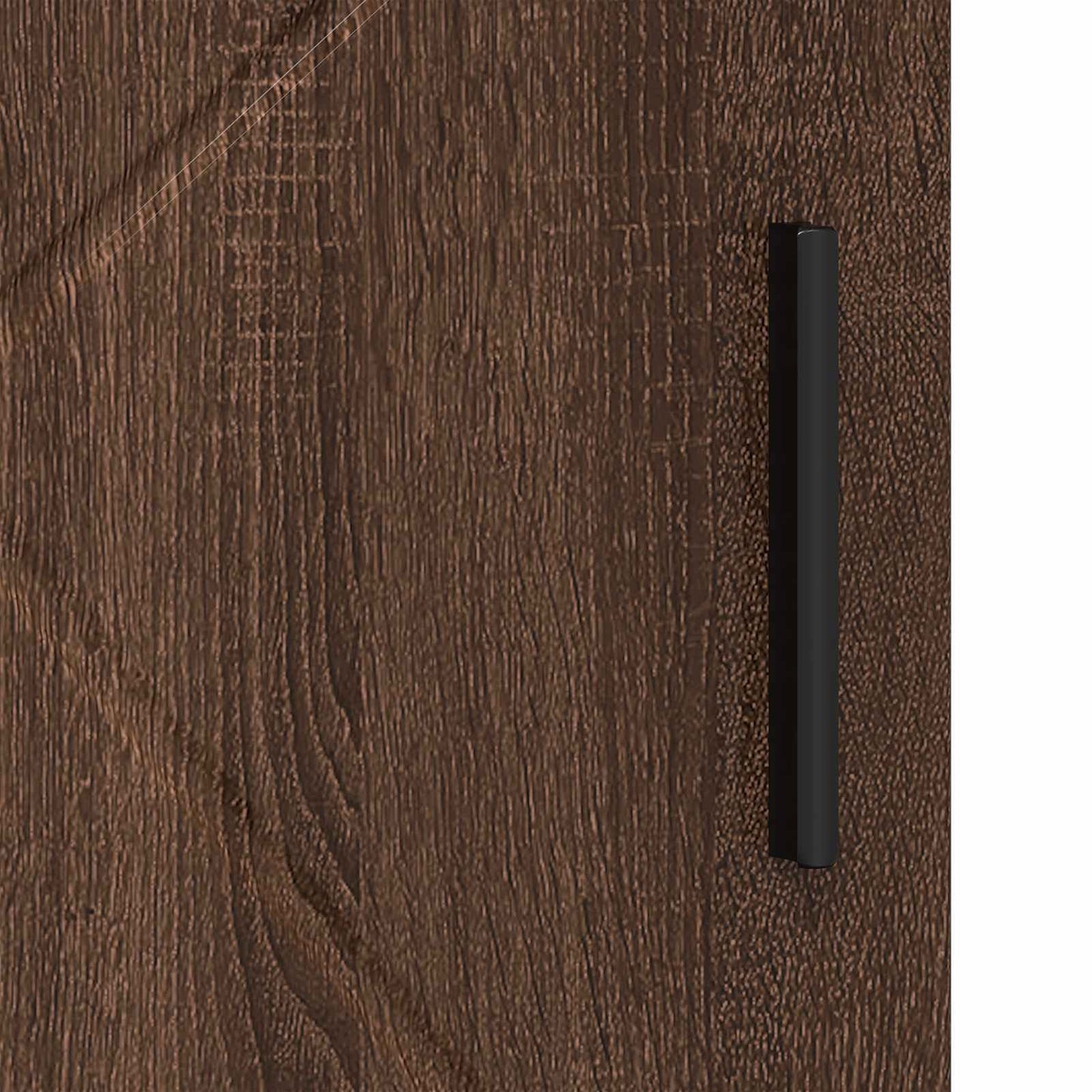 Bathroom Cabinet with Storage Brown Oak 30 x 35 x 95 cm