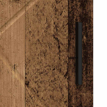 Bathroom Cabinet with Storage Old Wood 30 x 35 x 95 cm