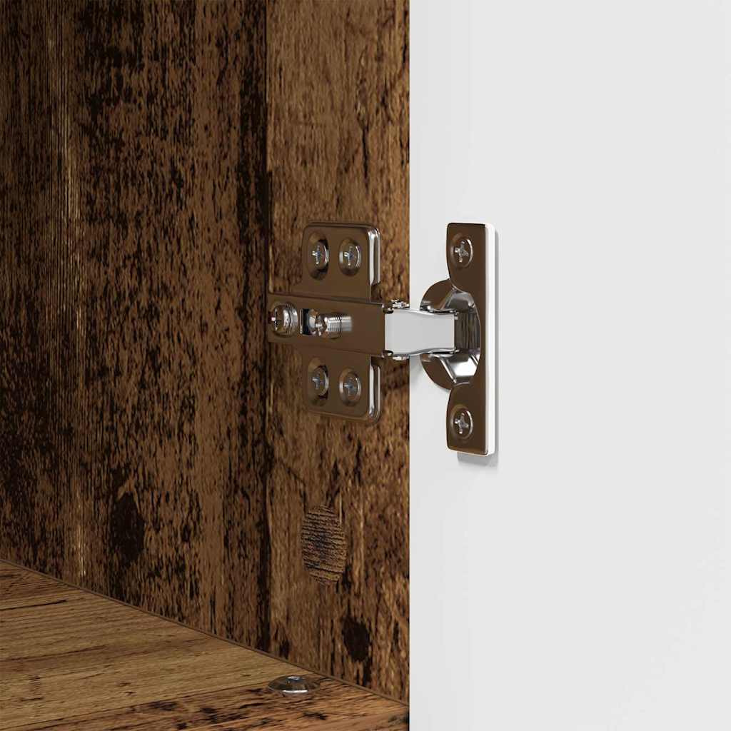 Bathroom Cabinet with Storage Old Wood 30 x 35 x 95 cm