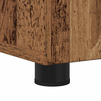Bathroom Cabinet with Storage Old Wood 30 x 35 x 95 cm