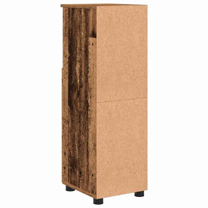 Bathroom Cabinet with Storage Old Wood 30 x 35 x 95 cm