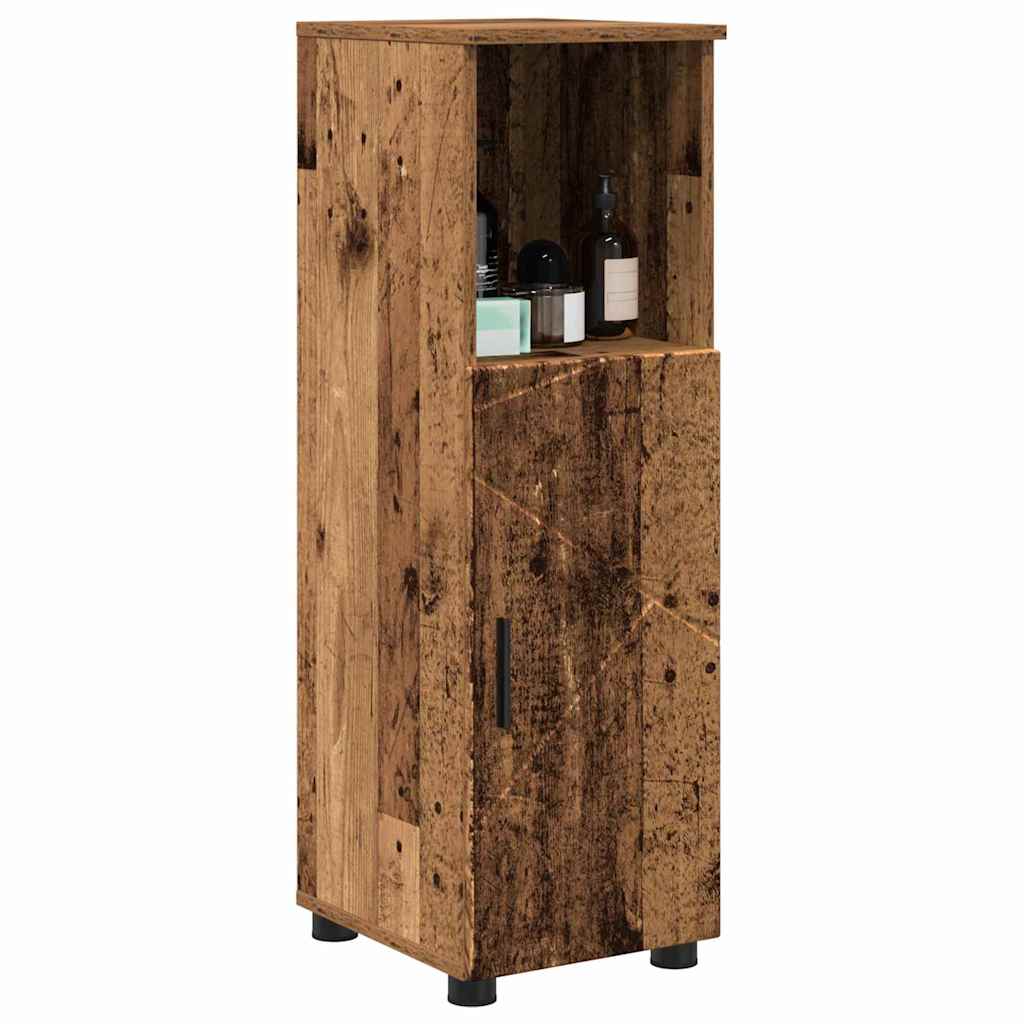 Bathroom Cabinet with Storage Old Wood 30 x 35 x 95 cm
