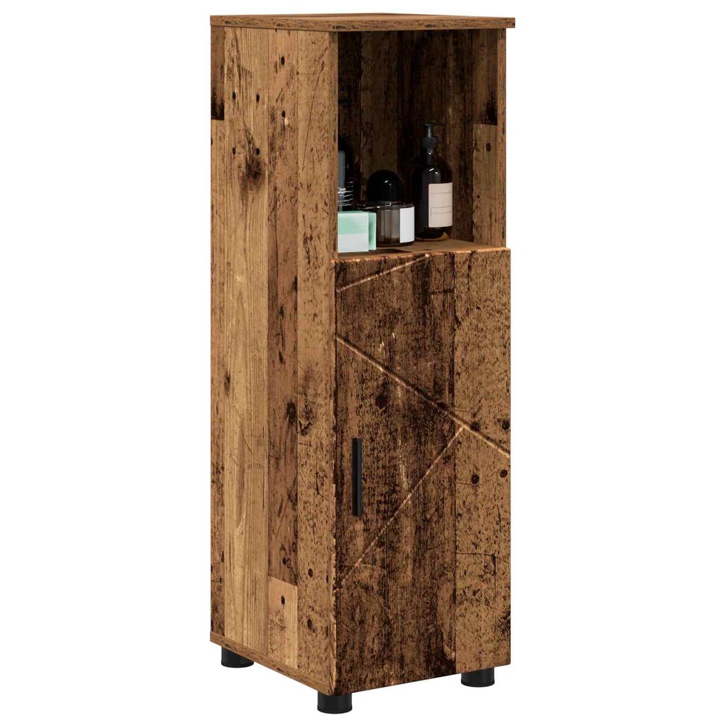 Bathroom Cabinet with Storage Old Wood 30 x 35 x 95 cm