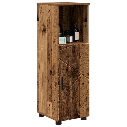 Bathroom Cabinet with Storage Old Wood 30 x 35 x 95 cm