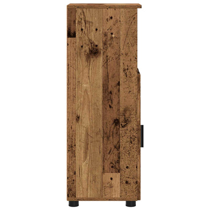 Bathroom Cabinet with Storage Old Wood 30 x 35 x 95 cm