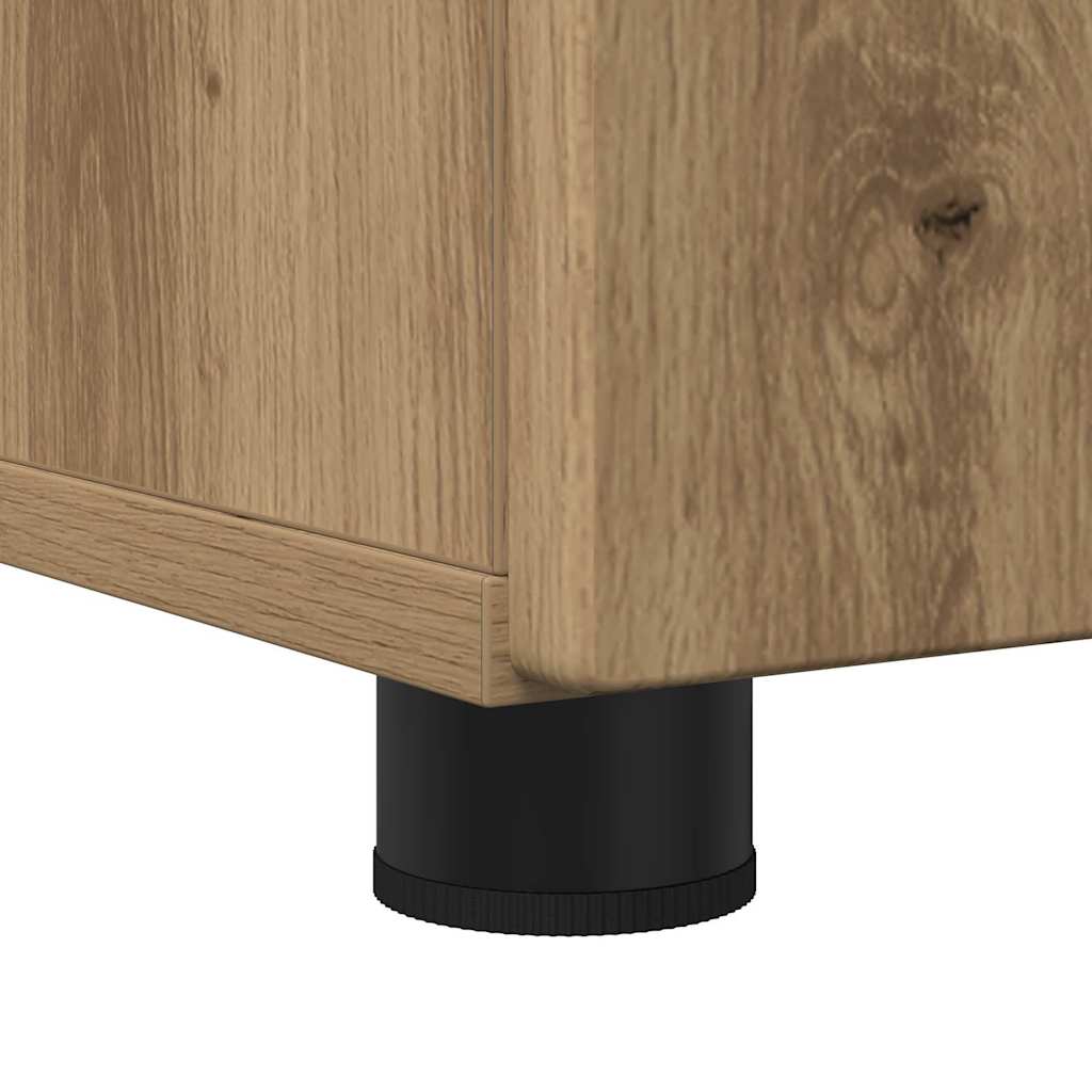 Bathroom Cabinet with Storage Artisan Oak 30 x 35 x 95 cm