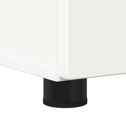 Bathroom Cabinet White 30 x 35 x 80 cm Engineered wood & Metal