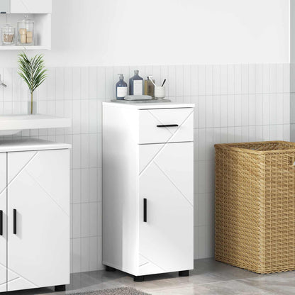 Bathroom Cabinet White 30 x 35 x 80 cm Engineered wood & Metal