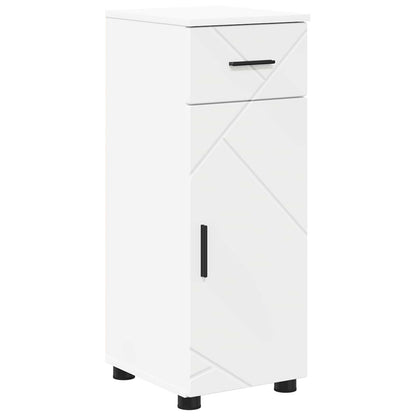 Bathroom Cabinet White 30 x 35 x 80 cm Engineered wood & Metal