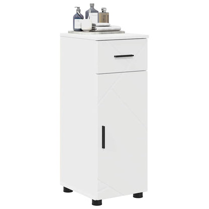 Bathroom Cabinet White 30 x 35 x 80 cm Engineered wood & Metal