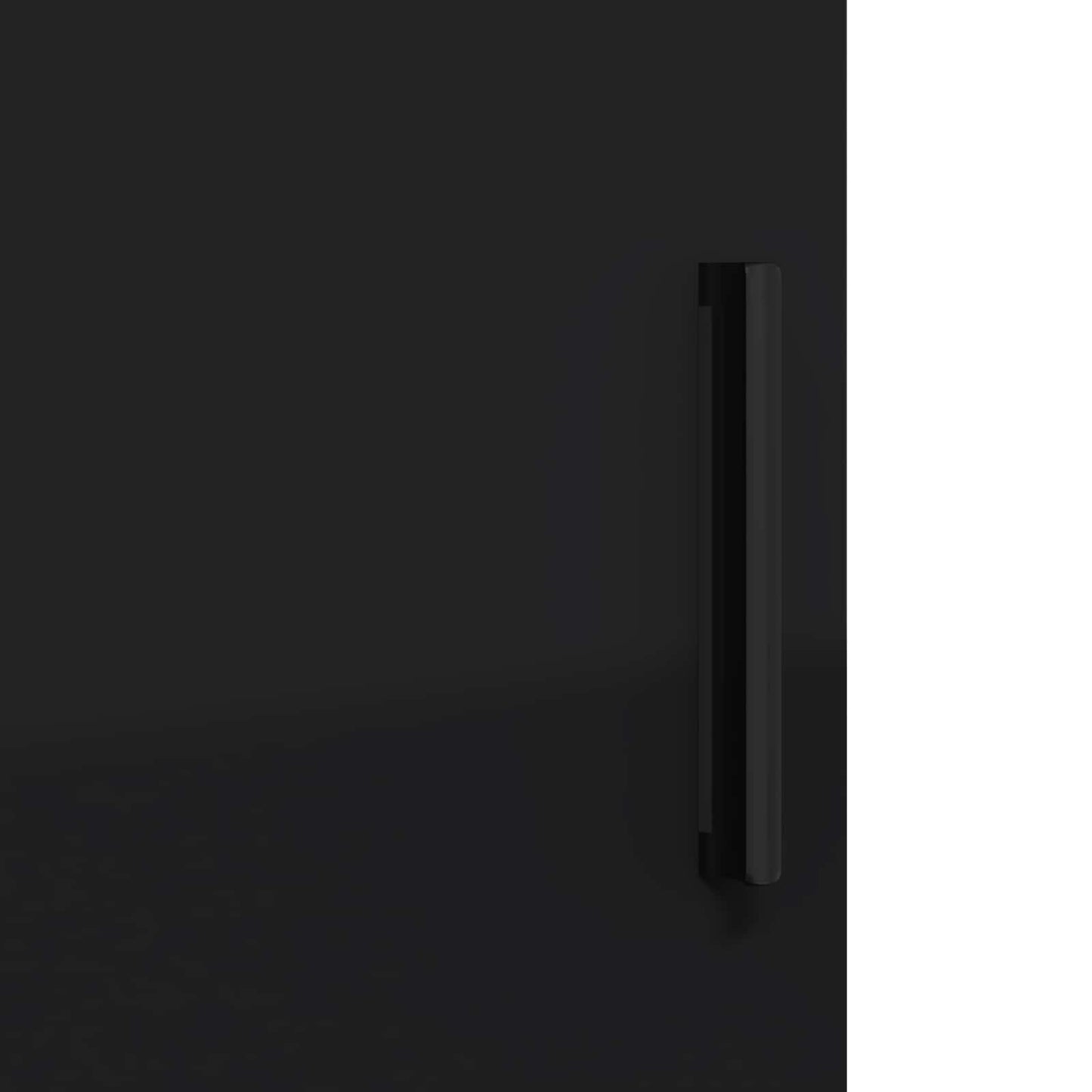 Bathroom Cabinet Black 30 x 35 x 80 cm Engineered wood & Metal