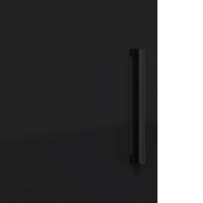 Bathroom Cabinet Black 30 x 35 x 80 cm Engineered wood & Metal