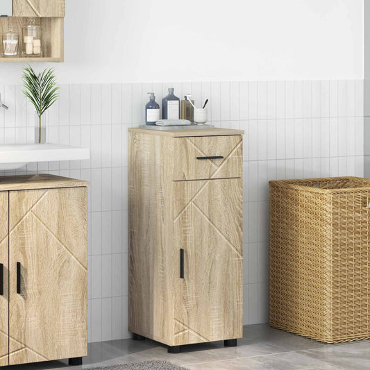 Bathroom Cabinet Sonoma Oak 30 x 35 x 80 cm