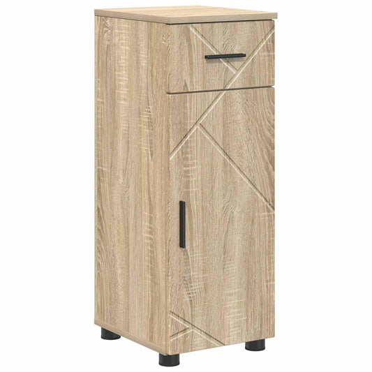 Bathroom Cabinet Sonoma Oak 30 x 35 x 80 cm