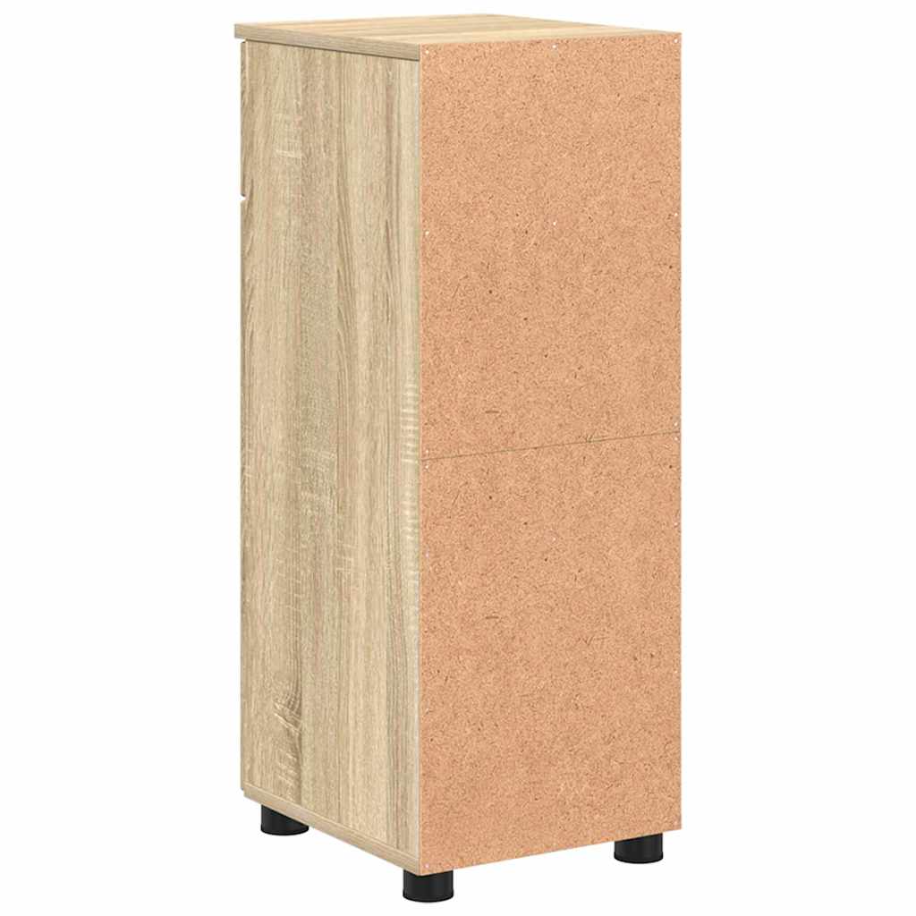 Bathroom Cabinet with Drawer Sonoma Oak 30 x 35 x 80 cm