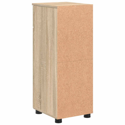 Bathroom Cabinet with Drawer Sonoma Oak 30 x 35 x 80 cm