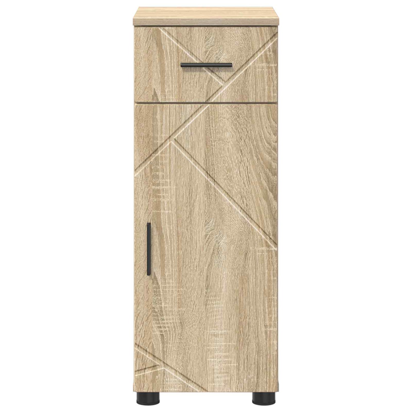 Bathroom Cabinet with Drawer Sonoma Oak 30 x 35 x 80 cm