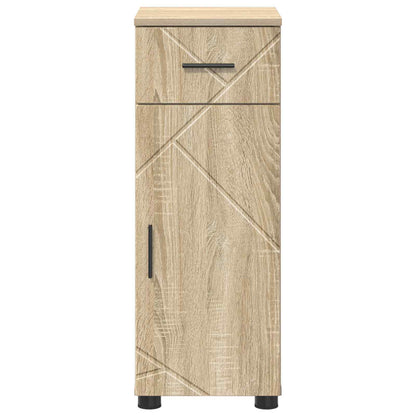 Bathroom Cabinet with Drawer Sonoma Oak 30 x 35 x 80 cm