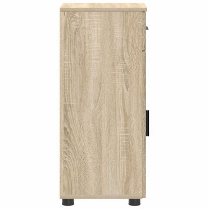 Bathroom Cabinet with Drawer Sonoma Oak 30 x 35 x 80 cm