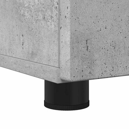 Bathroom Cabinet with Drawer Concrete Grey 30 x 35 x 80 cm