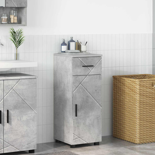 Bathroom Cabinet Concrete Grey 30 x 35 x 80 cm