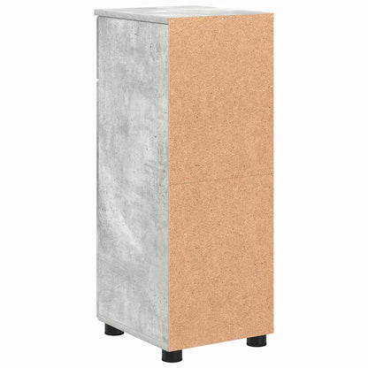 Bathroom Cabinet with Drawer Concrete Grey 30 x 35 x 80 cm