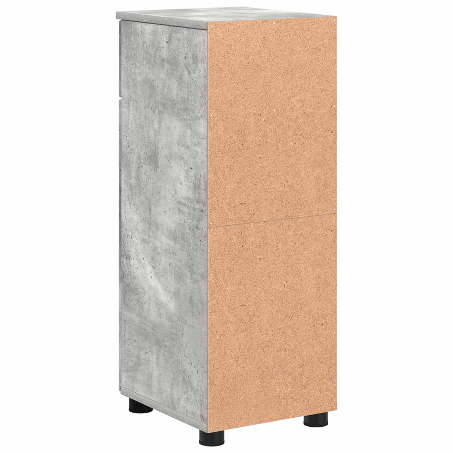 Bathroom Cabinet with Drawer Concrete Grey 30 x 35 x 80 cm