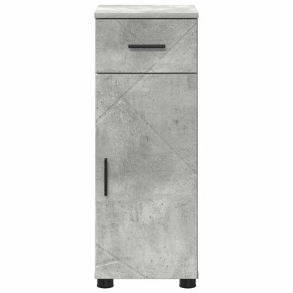 Bathroom Cabinet with Drawer Concrete Grey 30 x 35 x 80 cm