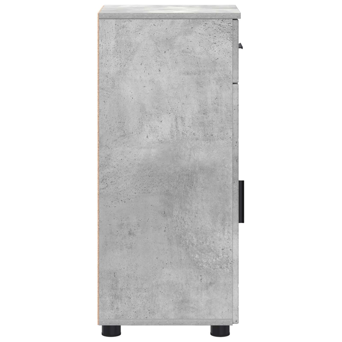 Bathroom Cabinet with Drawer Concrete Grey 30 x 35 x 80 cm