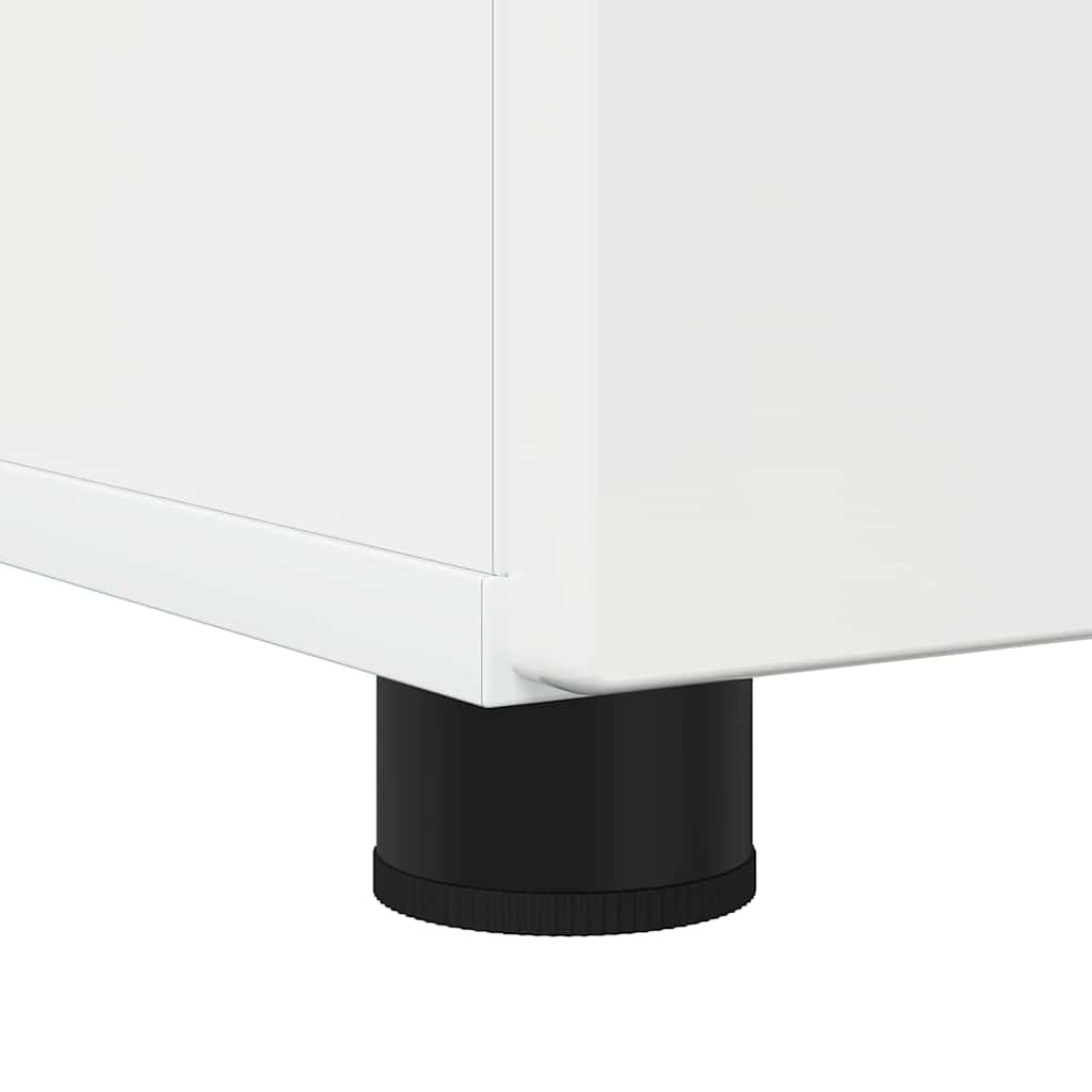Bathroom Cabinet with Drawer High Gloss White 30 x 35 x 80 cm