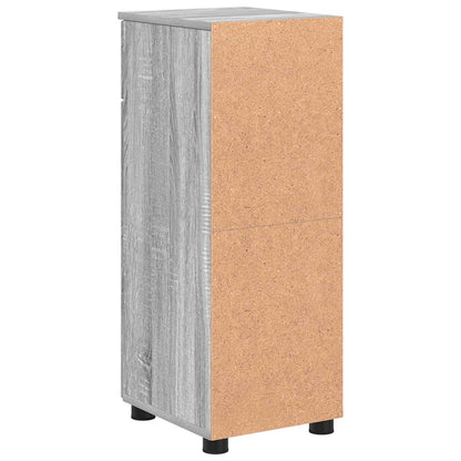 Bathroom Cabinet with Drawer Grey Sonoma 30 x 35 x 80 cm