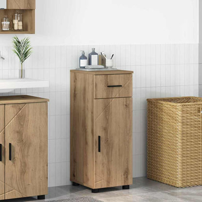 Bathroom Cabinet with Drawer Artisan Oak 30 x 35 x 80 cm