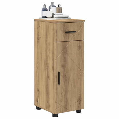 Bathroom Cabinet with Drawer Artisan Oak 30 x 35 x 80 cm