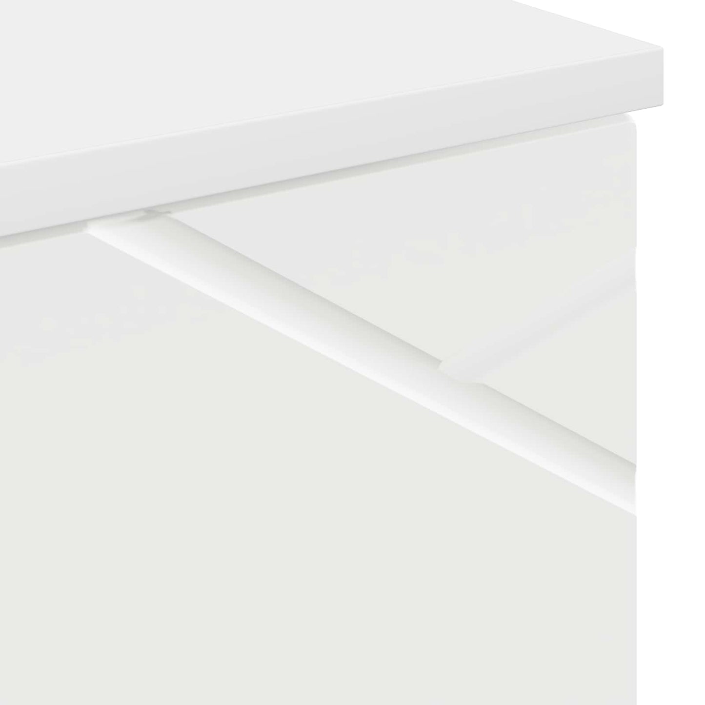 Bathroom Cabinet White 30 x 35 x 192 cm Engineered wood & Metal