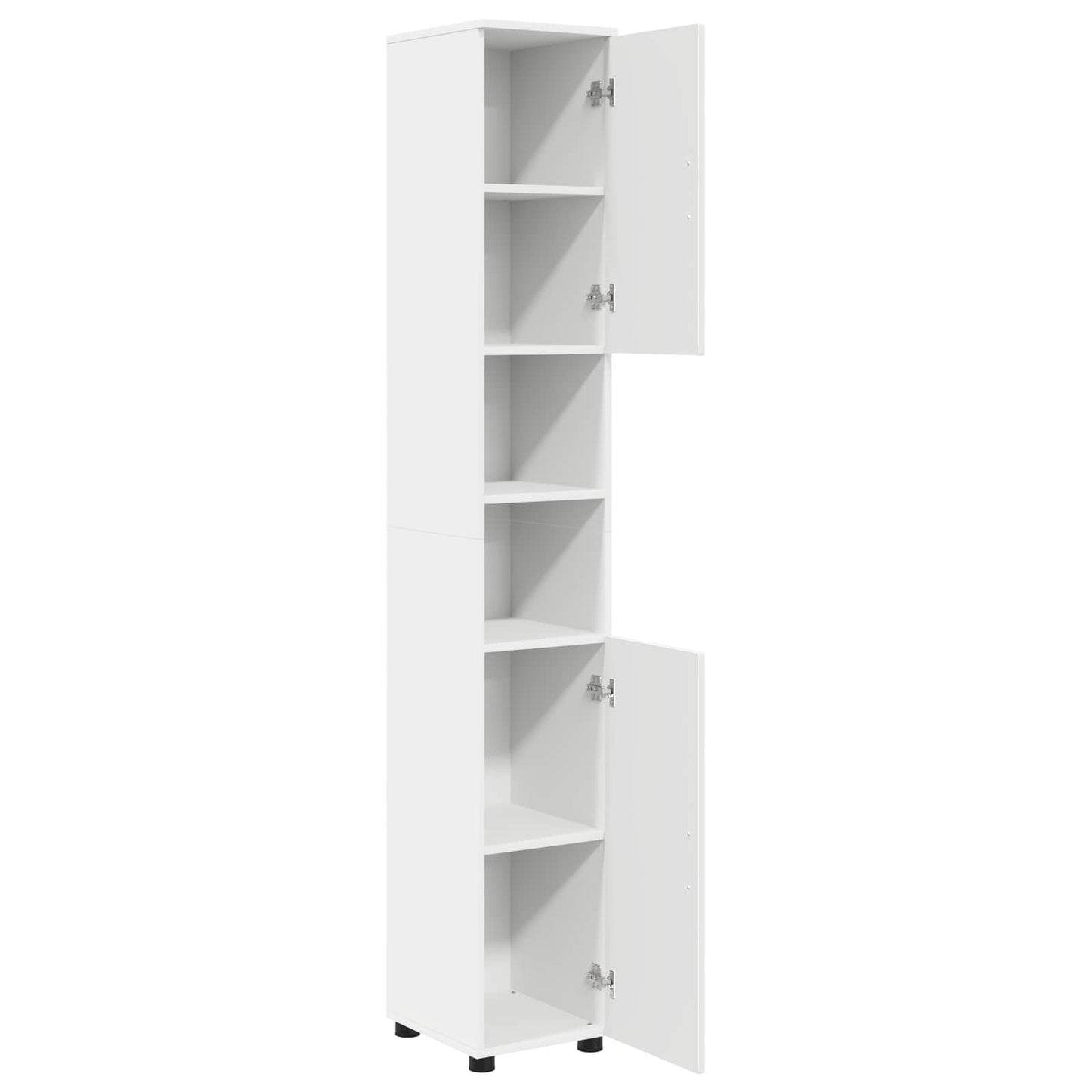 Bathroom Cabinet White 30 x 35 x 192 cm Engineered wood, Metal