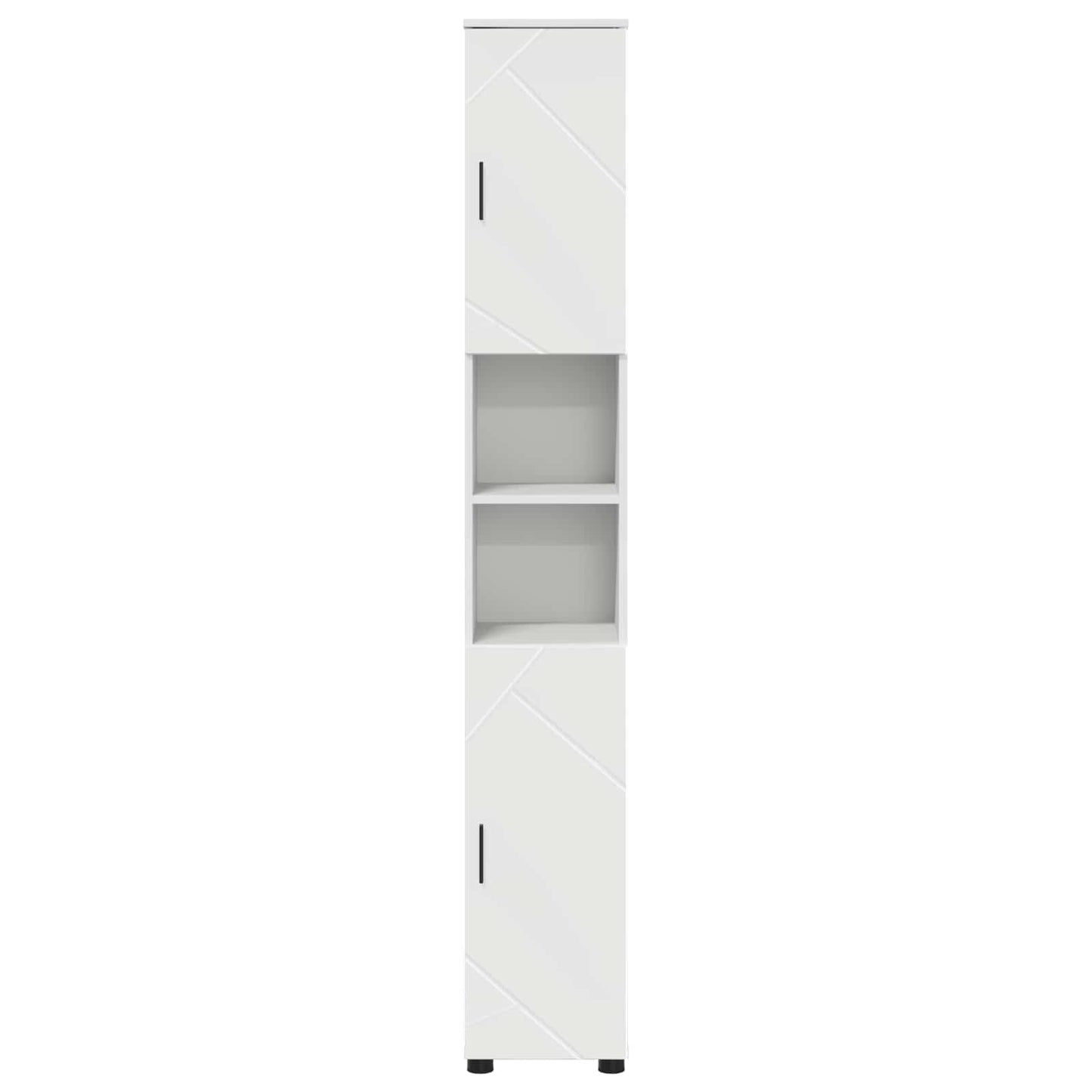 Bathroom Cabinet White 30 x 35 x 192 cm Engineered wood, Metal