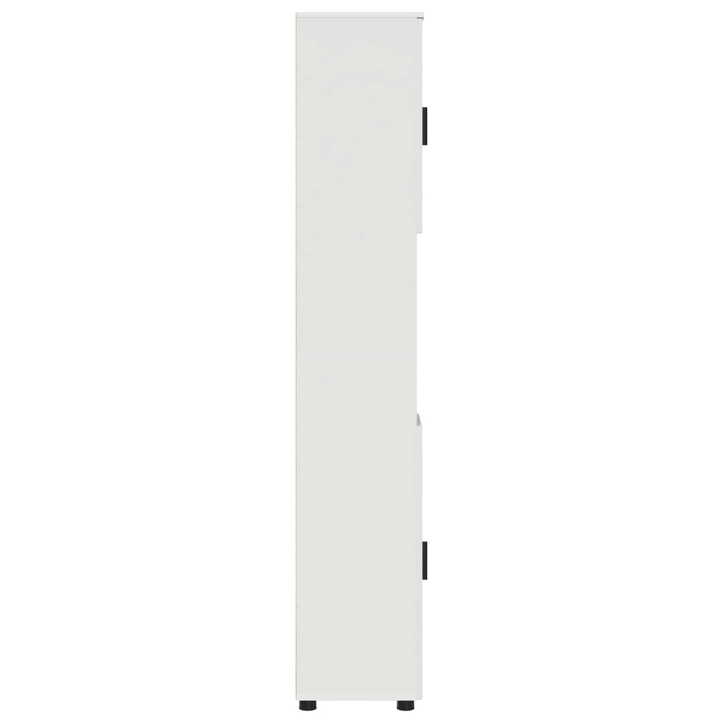 Bathroom Cabinet White 30 x 35 x 192 cm Engineered wood & Metal