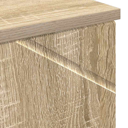 Bathroom Cabinet with Storage Sonoma Oak 30 x 35 x 192 cm