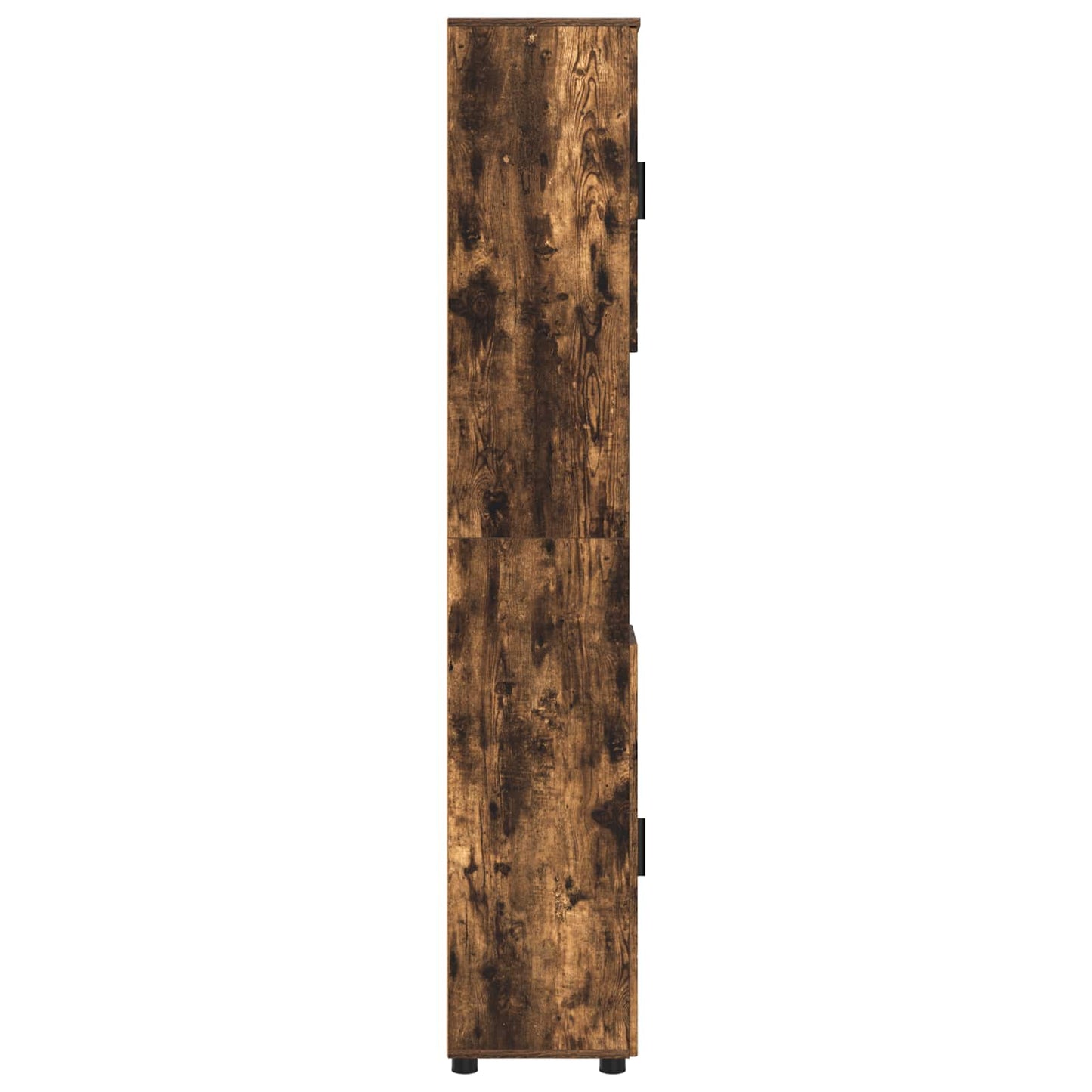 Bathroom Cabinet Smoked Oak 30 x 35 x 192 cm