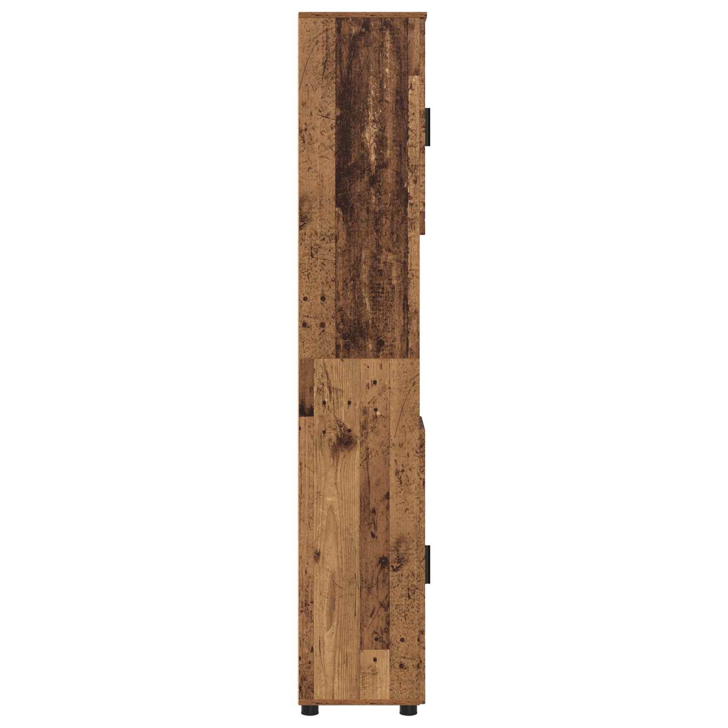 Bathroom Cabinet Old Wood 30 x 35 x 192 cm