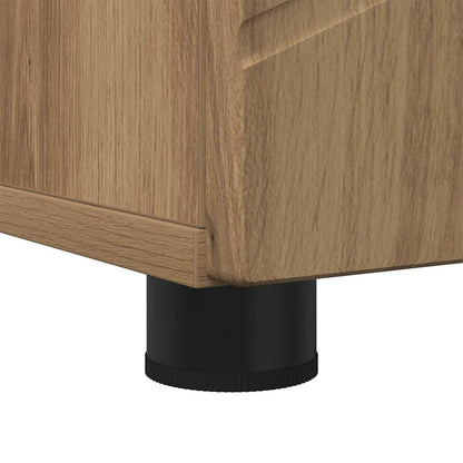 Bathroom Cabinet with Storage Artisan Oak 30 x 35 x 192 cm