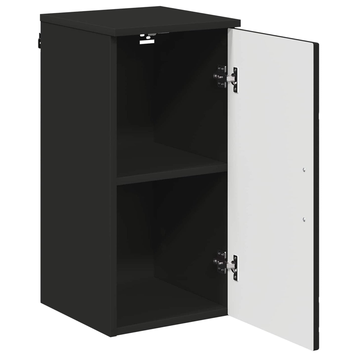 Bathroom Cabinet Black 30 x 31.5 x 61 cm Engineered wood, Metal