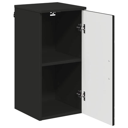 Bathroom Cabinet Black 30 x 31.5 x 61 cm Engineered wood, Metal