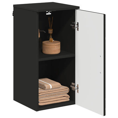 Bathroom Cabinet Black 30 x 31.5 x 61 cm Engineered wood, Metal