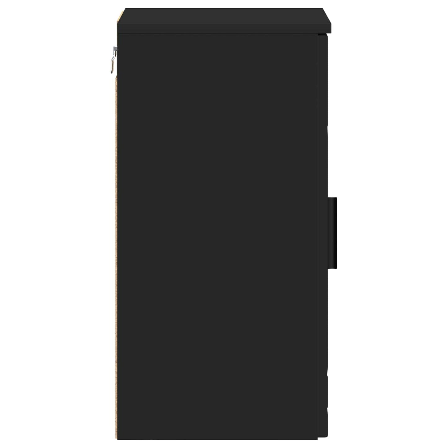 Bathroom Cabinet Black 30 x 31.5 x 61 cm Engineered wood, Metal