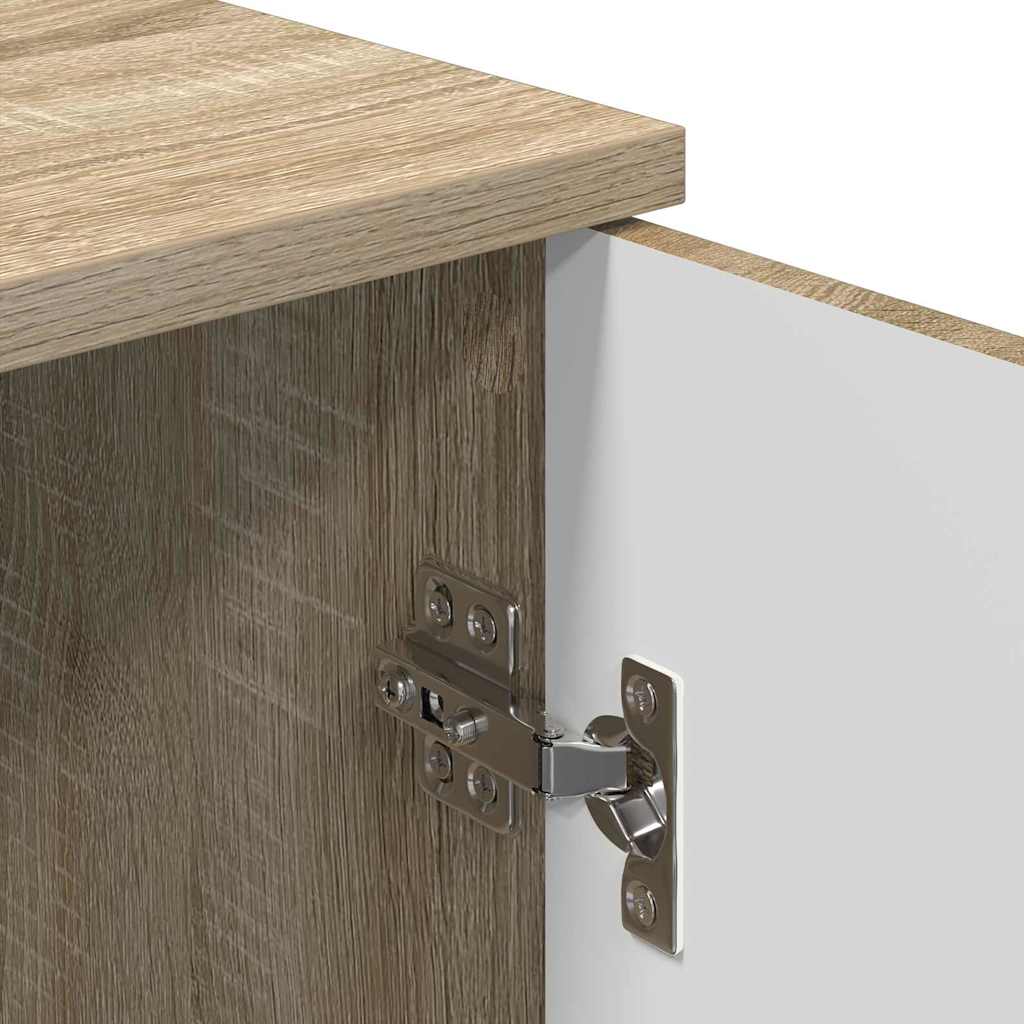 Bathroom Cabinet Wall-mounted Sonoma Oak 30 x 31.5 x 61 cm