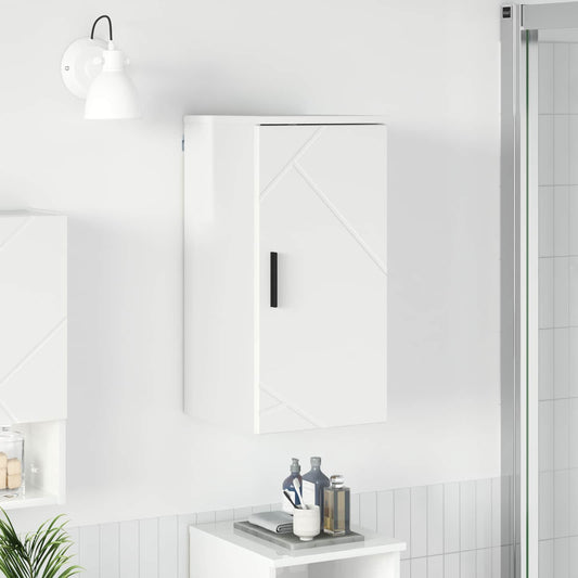 Bathroom Cabinet High Gloss White 30 x 31.5 x 61 cm