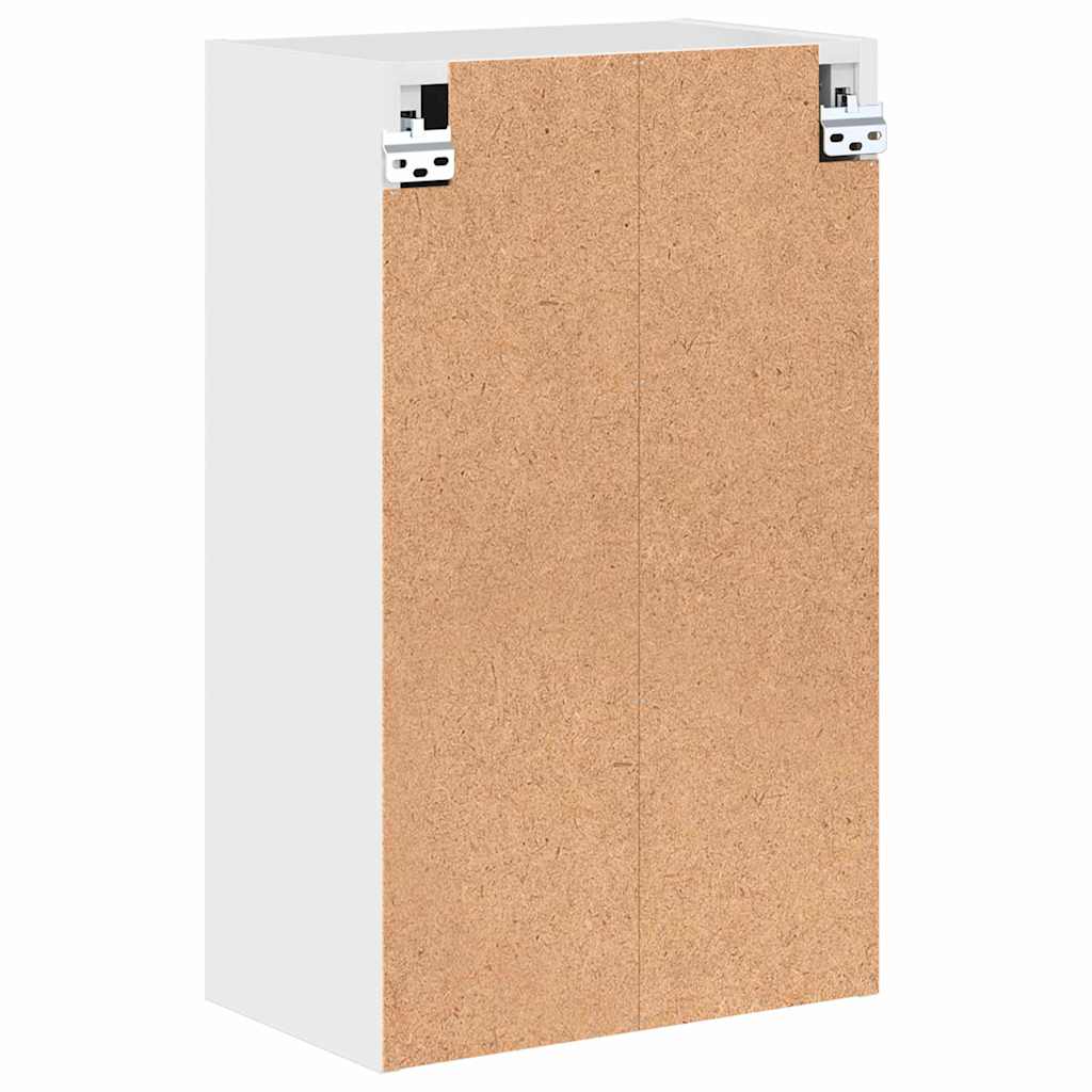 Bathroom Cabinet with Door High Gloss White 30 x 31.5 x 61 cm